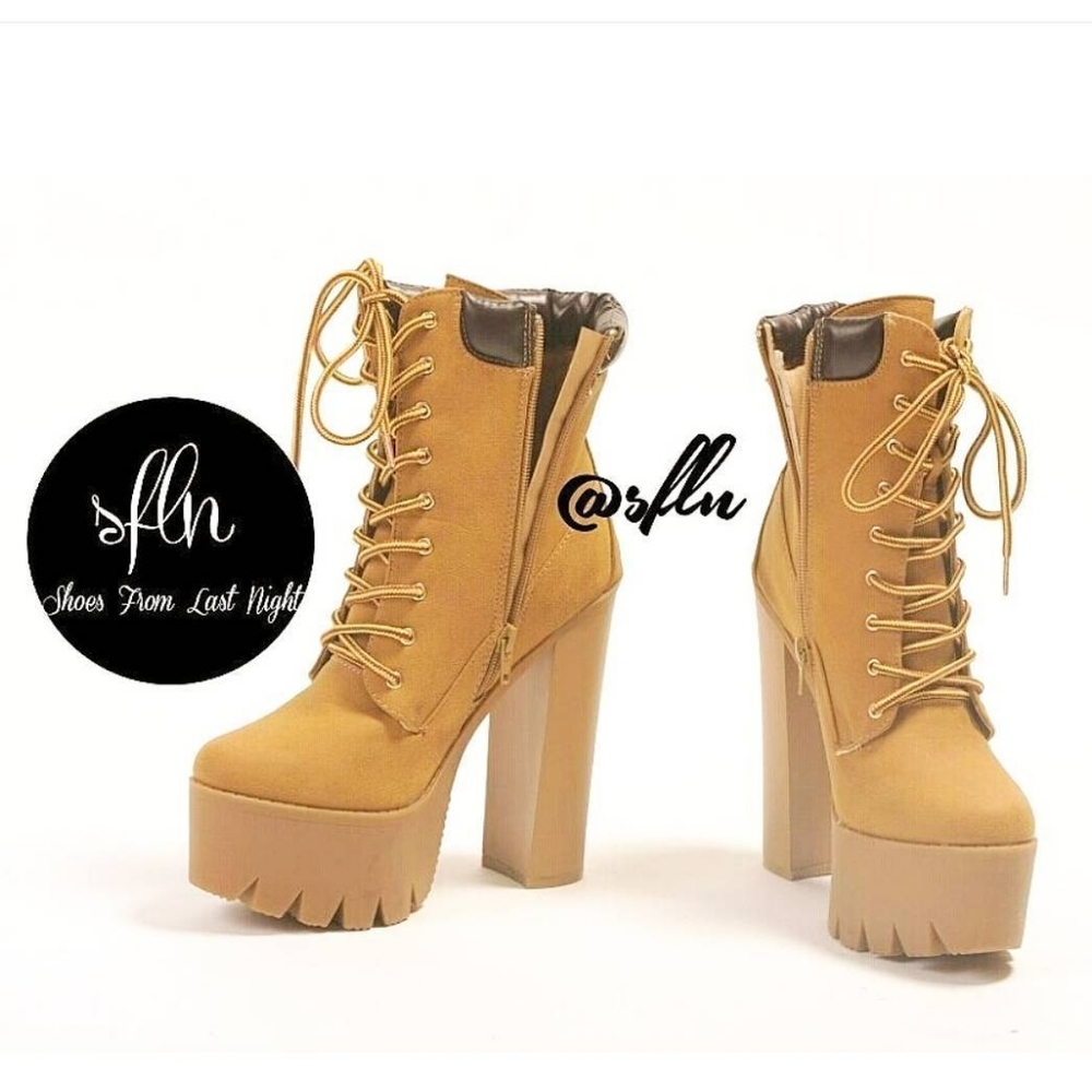Timberland heel ankle boots